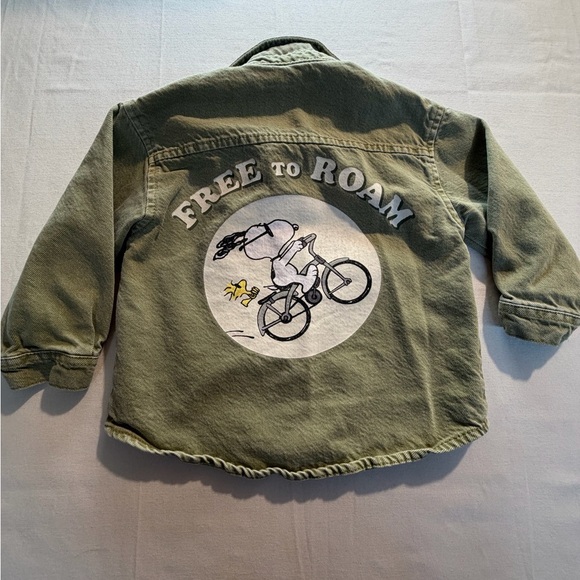 Zara Other - Zara Kids Peanuts Snoopy Overshirt, size 12-18 months 100% cotton